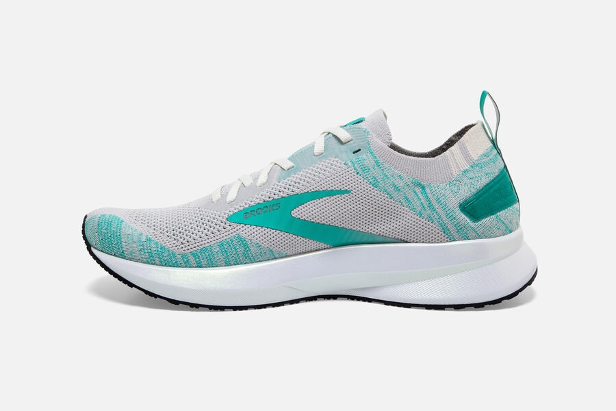 Brooks Running Shoes - Levitate 4 Road Womens - Grey/Turquoise - ZYE-971203